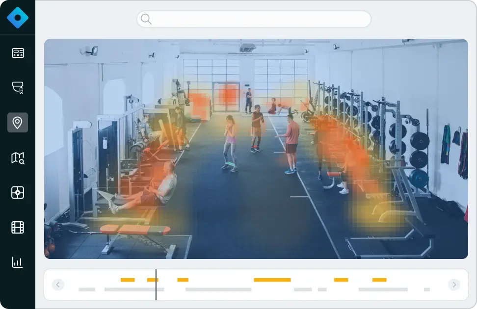 intelligent video analytics with heat maps