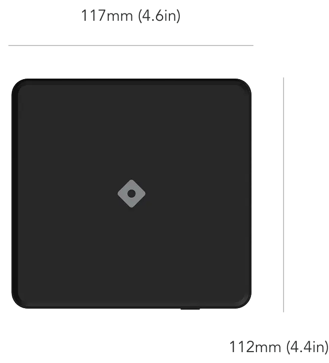 undefined camera with dimensions