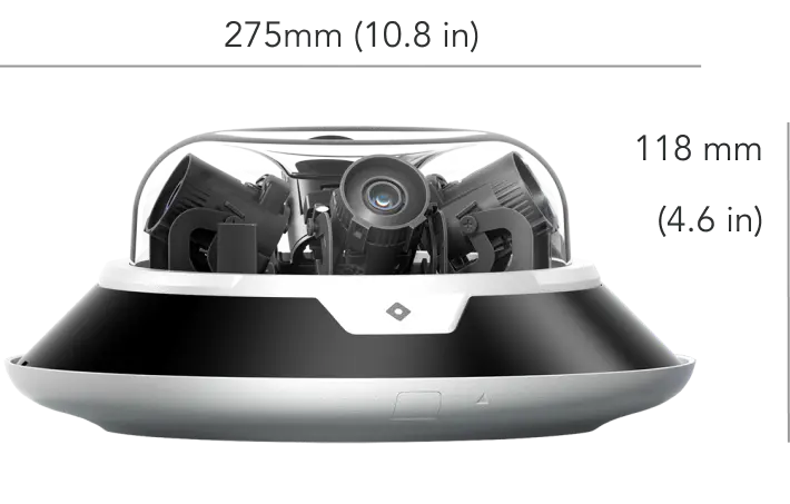 undefined camera with dimensions