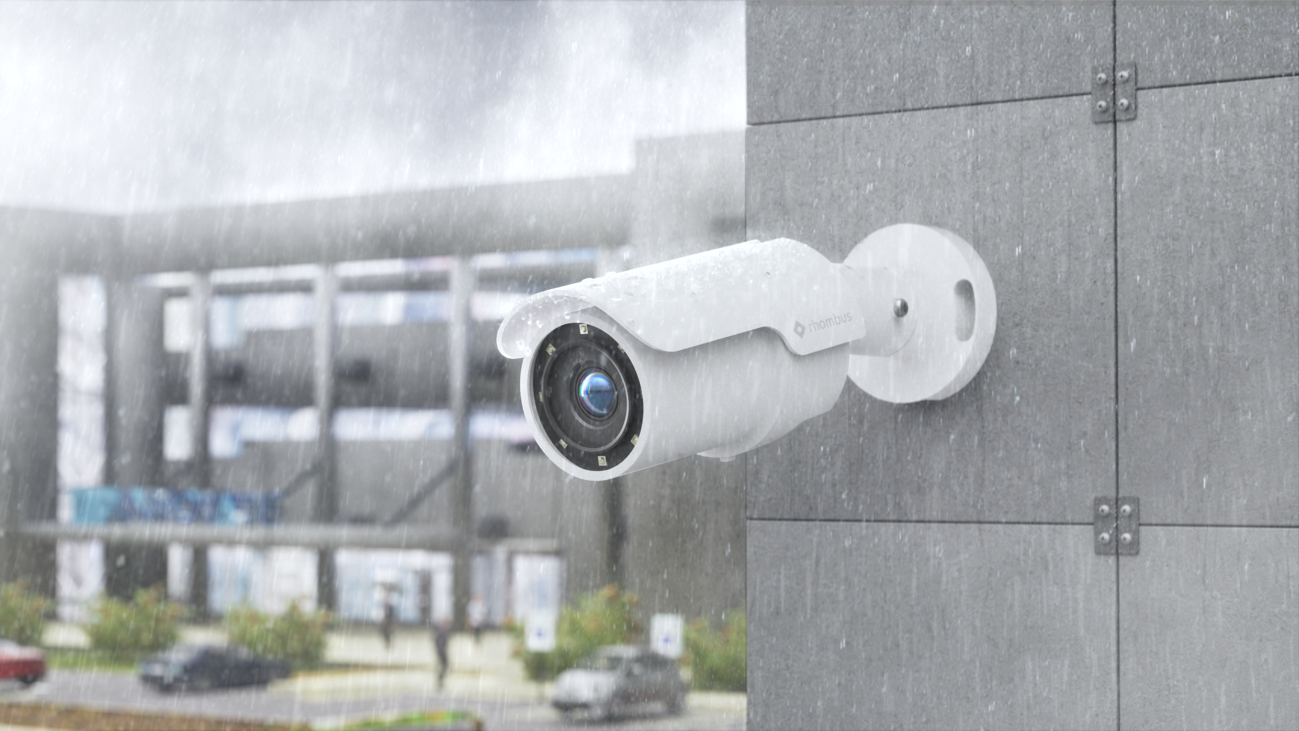 rhombus bullet surveillance cameras with telephoto lenses to deliver long range detail