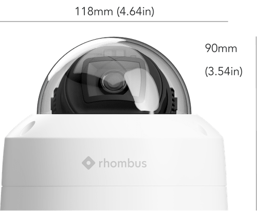 undefined camera with dimensions