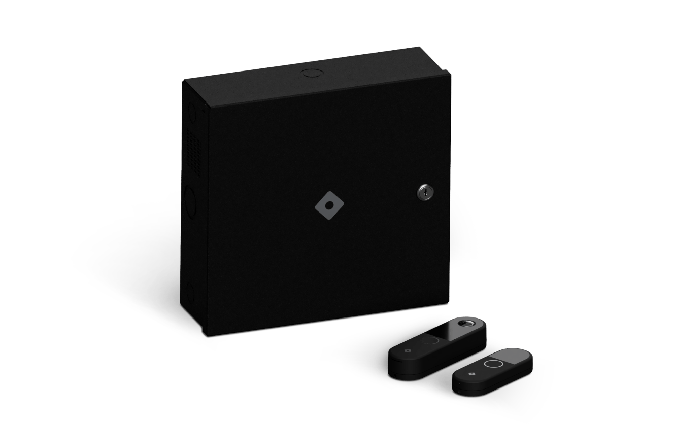 Rhombus access control components include the DC20 door controller alongside DR20 and DR40 door readers. This comprehensive door access control system allows seamless integration for remote management, connects with security cameras, analyzes access patterns, and helps prevent security breaches, enhancing building protection