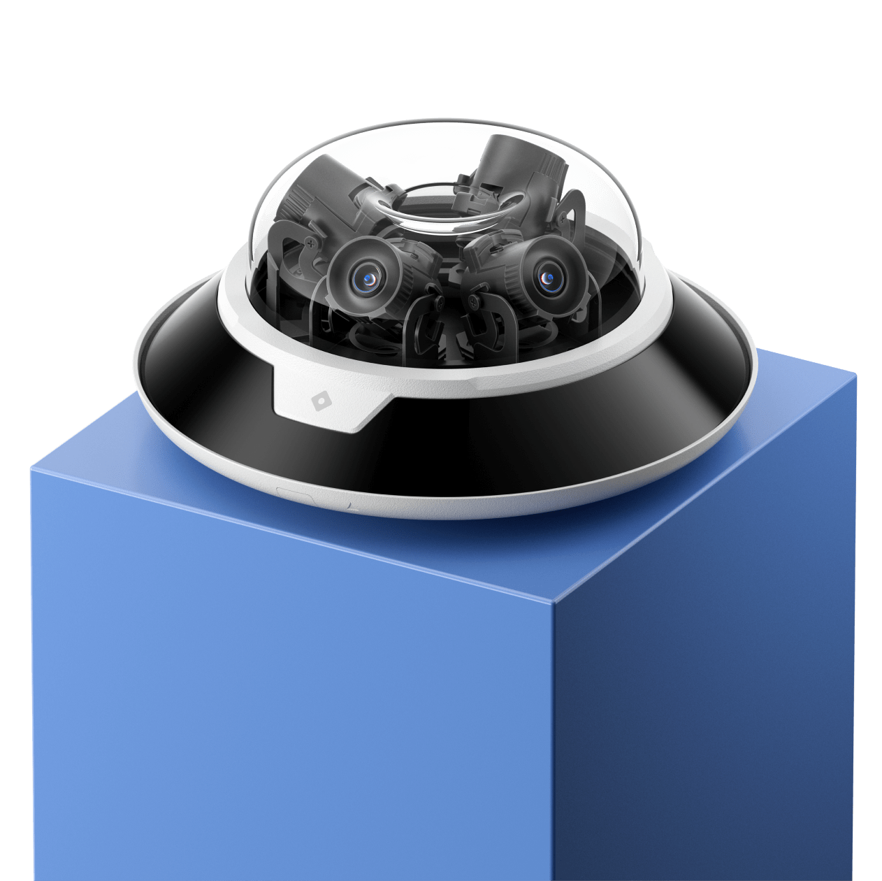 Eliminate your blind spots with easy-to-install Rhombus multisensor cameras. Achieve max coverage with wide field of view and 4 adjustable sensors. Packed with high-resolution video and images, leverage independent sensors for AI-based search and vehicle detection.
