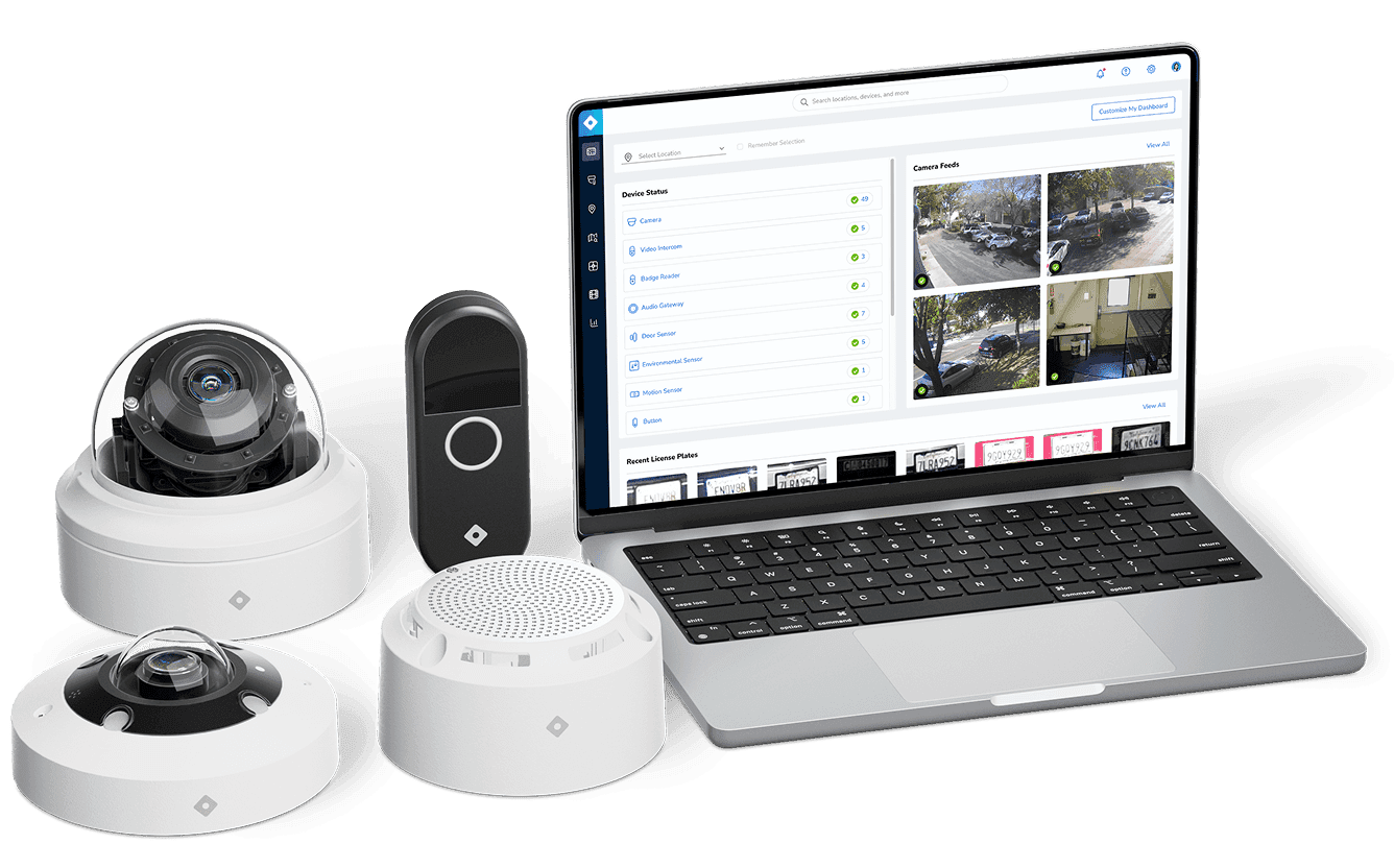 Bring together all existing hardware and software for streamlined physical security. Consolidate cameras, access control, IoT sensors, and workflows to meet organizational needs today and in the future.