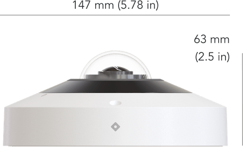 undefined camera with dimensions